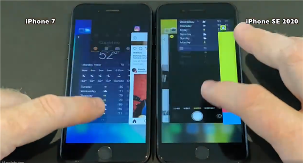 新iPhone SE速度實測對比:比6s明顯快、跟7沒啥區(qū)別