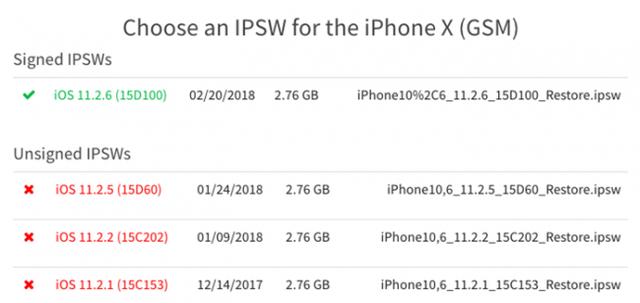 iOS 11.2.5、蘋果關閉iOS 11.2.5驗證通道